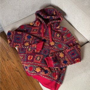 Brave Soul Multicolor fleece Hoodie